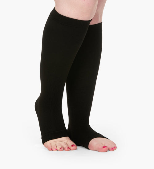 Toeless Wide Compression Socks