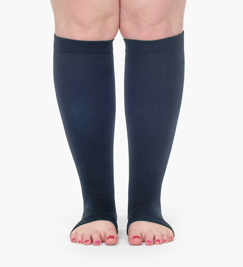 Toeless Wide Compression Socks