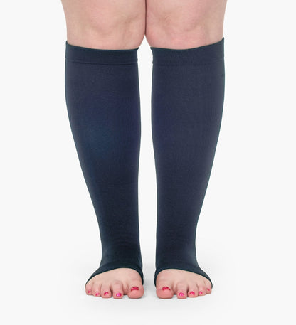 Toeless Wide Compression Socks